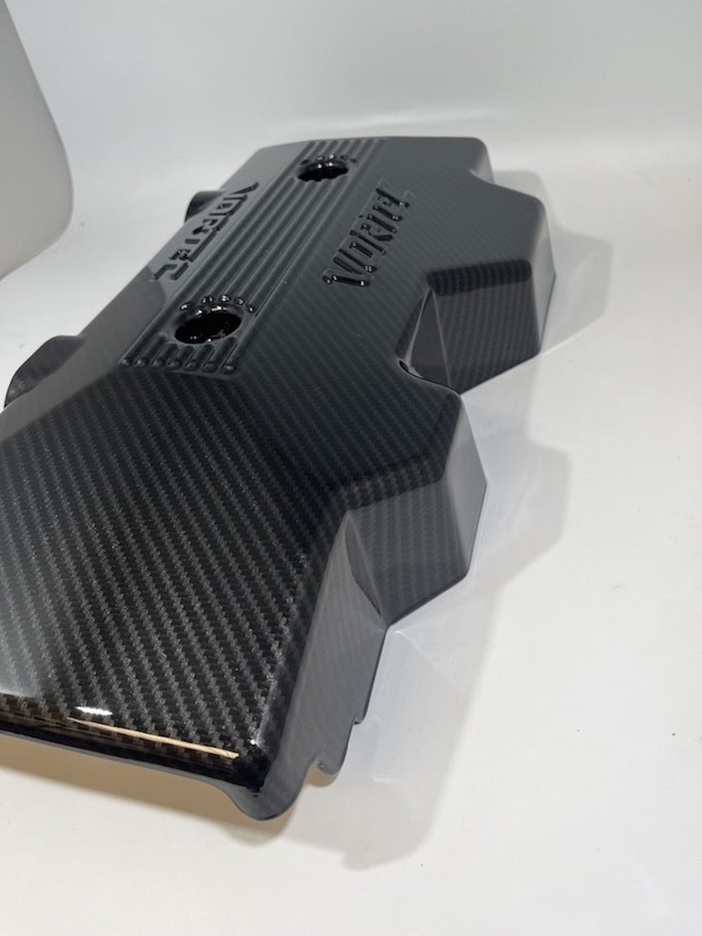 Custom Carbon Fiber Hydro Dipped Engine Covers for Silverado, Tahoe & Cadillac