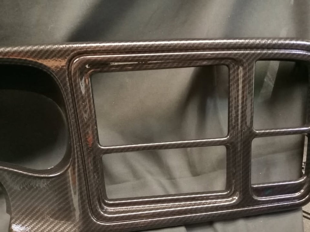 Custom Hydro Dipped Dash Bezel/ center console lid for Silverado, Tahoe & Cadillac