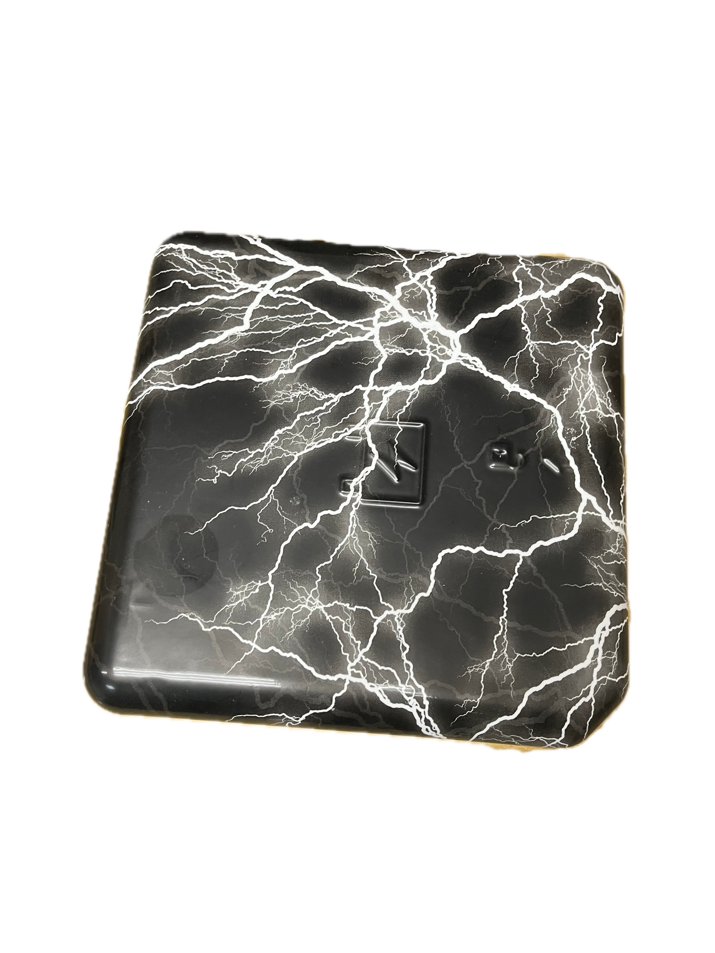 Silverado Fuse box lid. Hydro dipped BLACK LIGHTNING