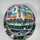 Full Brim Hard Hat Hydro Dipped Seahawks 12th Man