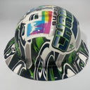 Full Brim Hard Hat Hydro Dipped Seahawks 12th Man