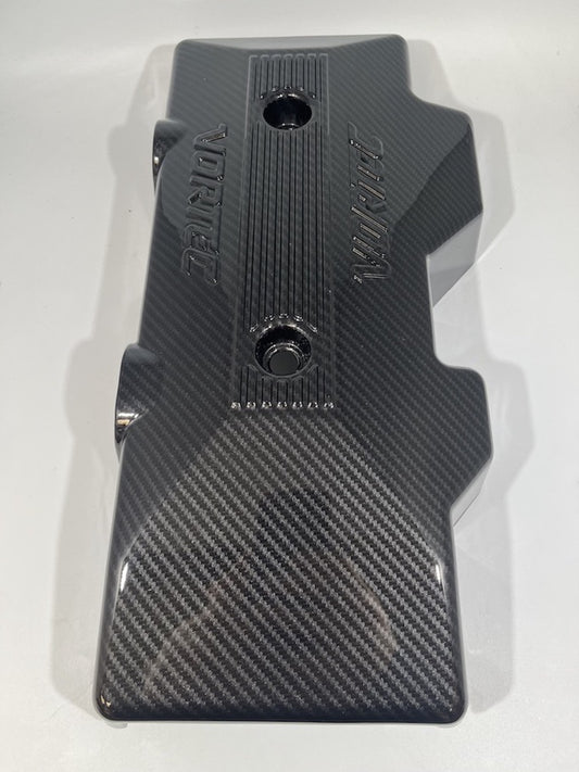 Custom Carbon Fiber Carbon Fiber Hydro Dipped Engine/Fuse Box Covers for Silverado, Tahoe &amp; Cadillac