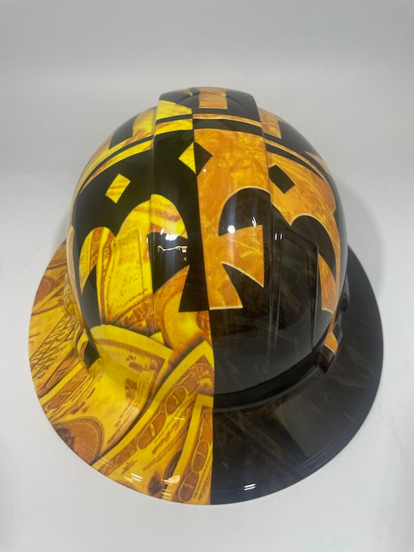 Full Brim Hard Hat Hydro Dipped KING