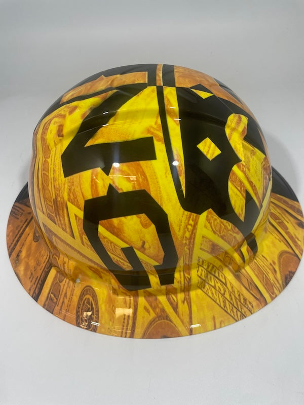 Full Brim Hard Hat Hydro Dipped KING