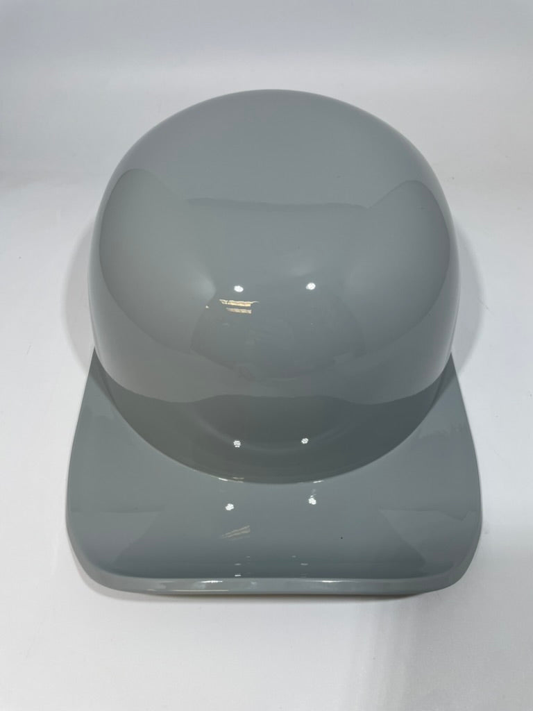 Baseball Cap Style Motorcycle Helmet Classic Grey