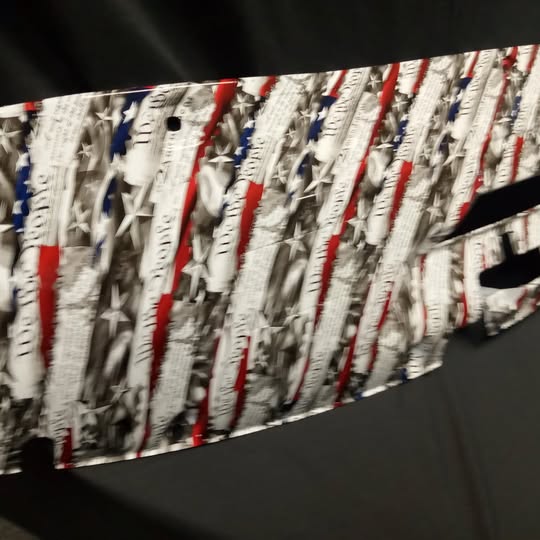 Custom We The People Torn Hydro Dipped Upper Radiator Cover for Silverado, Tahoe & Cadillac