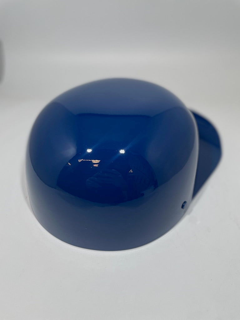 Baseball Cap Style Motorcycle Helmet Bright Billiard Blue