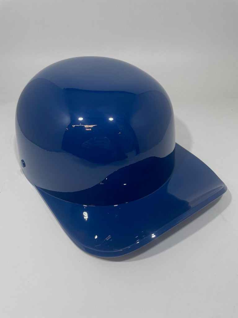 Baseball Cap Style Motorcycle Helmet Bright Billiard Blue