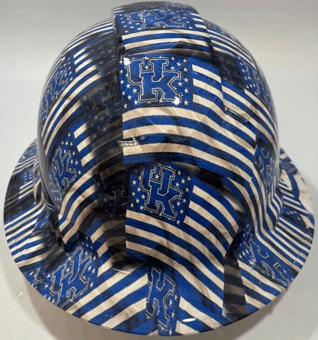 Full Brim Hard Hat Hydro Dipped Wildcat 2