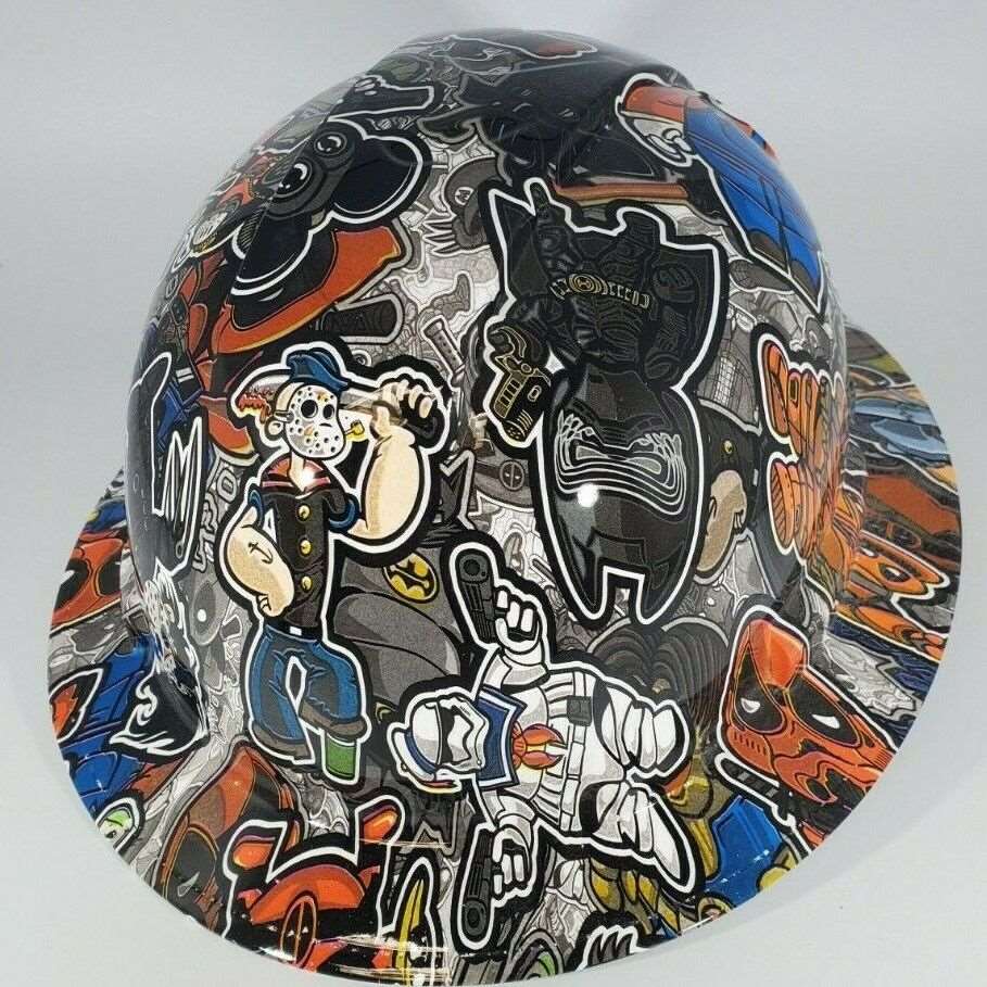 Full Brim Hard Hat Hydro Dipped TINY KILLERS