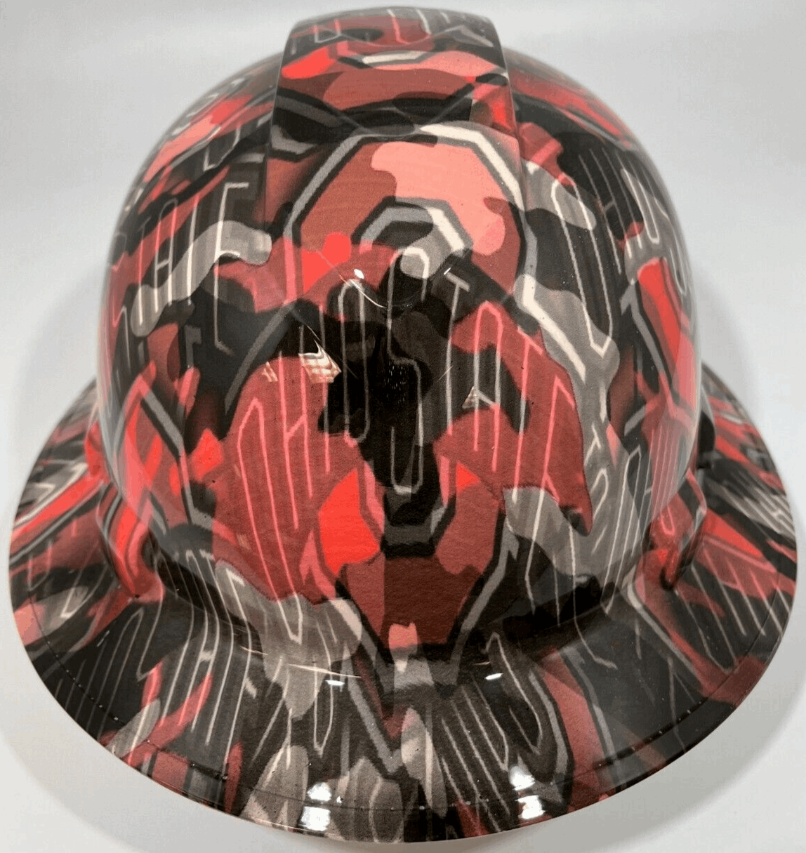 Full Brim Hard Hat Custom Hydro Dipped OHIO STATE BUCKEYES OSU CAMO