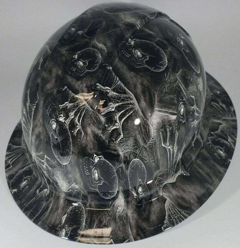 Full Brim Hard Hat Hydro Dipped BOOGEYMAN