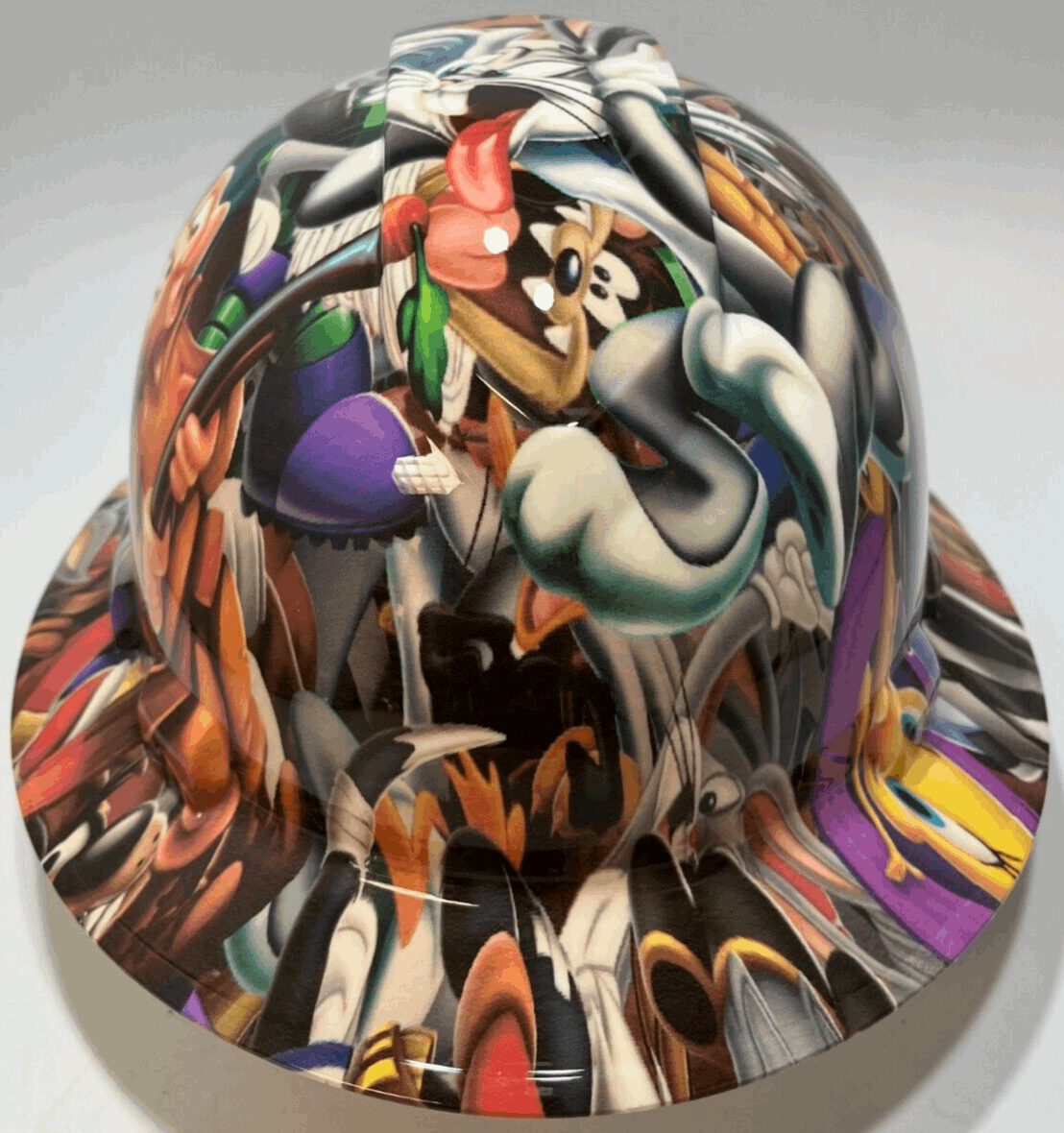 Full Brim Hard Hat Hydro Dipped LOONEY TUNES
