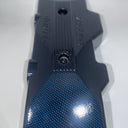 Custom Blue Candy Carbon Fiber Carbon Fiber Hydro Dipped Engine/Fuse Box Covers for Silverado, Tahoe &amp; Cadillac