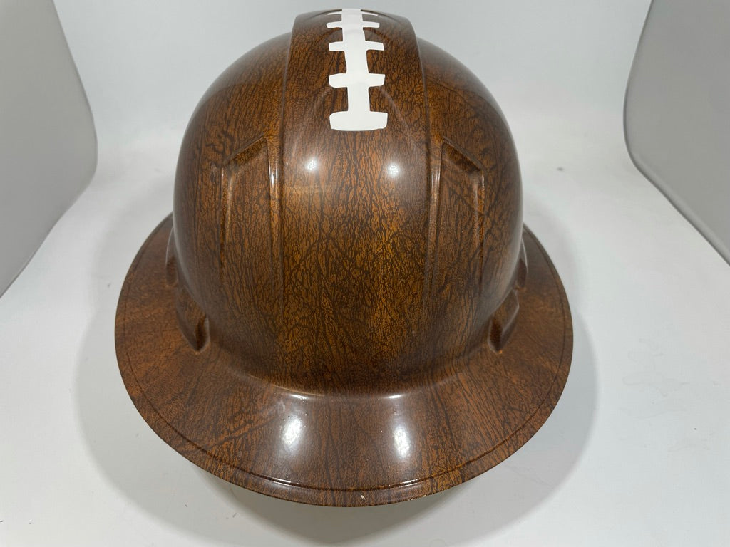 Full Brim Hard Hat Hydro Dipped Panthers Football