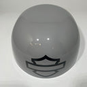 Baseball Cap Style Motorcycle Helmet Billiard Grey Bill Bar and Shield