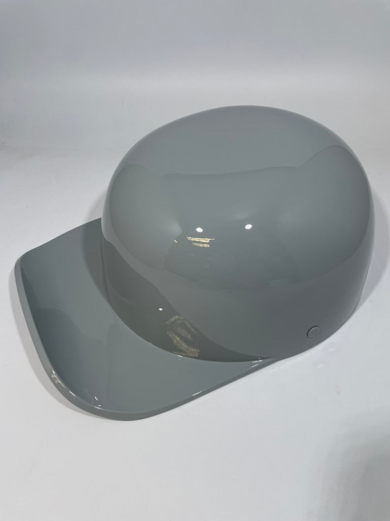 Baseball Cap Style Motorcycle Helmet Classic Grey