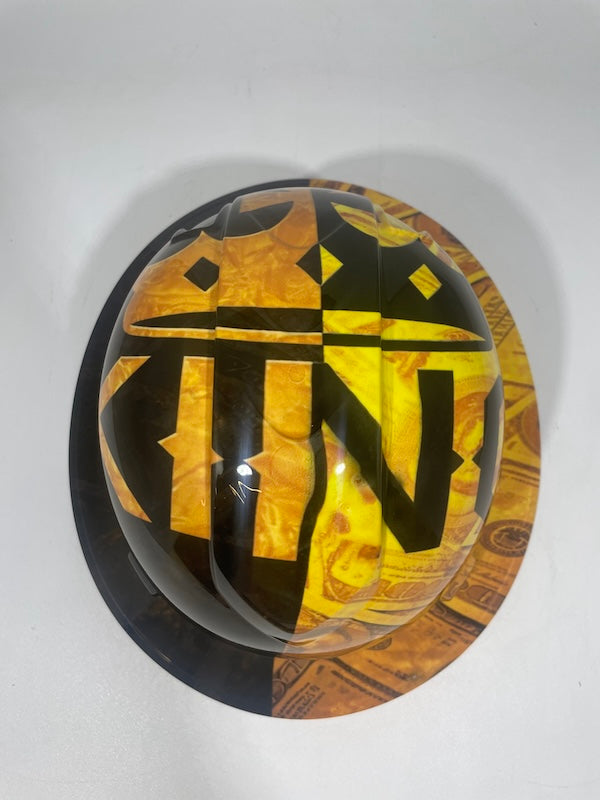 Full Brim Hard Hat Hydro Dipped KING