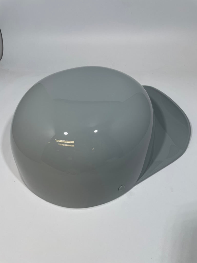 Baseball Cap Style Motorcycle Helmet Classic Grey