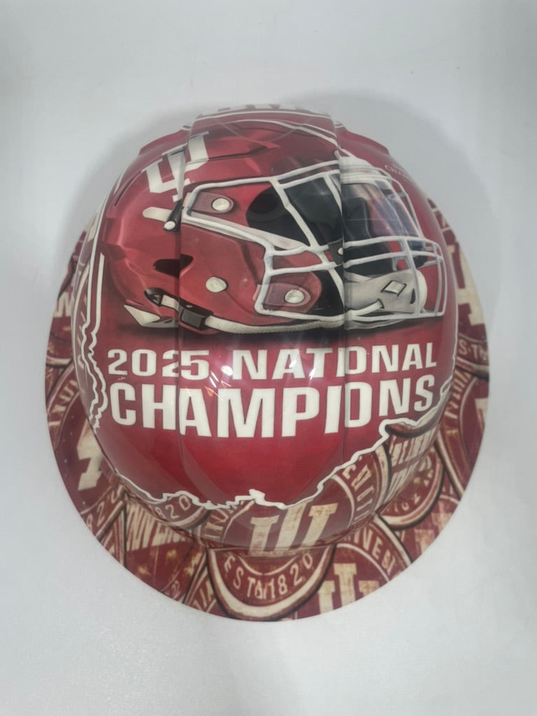 Full Brim Hard Hat Hydro Dipped Indiana Hoosier State Champs