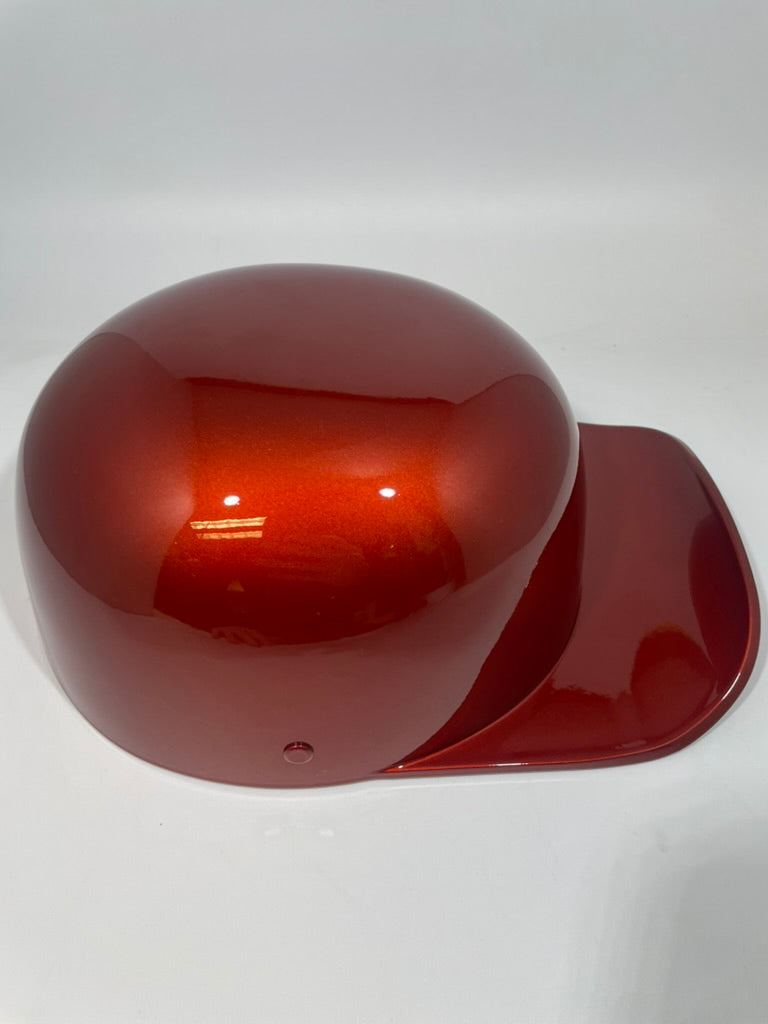 Baseball Cap Style Motorcycle Helmet Whiskey Fire