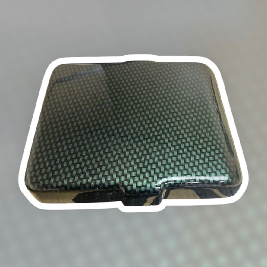 Custom Hydro Dipped Green Candy Carbon Fiber Fuse Box Lid Cover Charger/Challenger 2015+ Chrysler 2011+