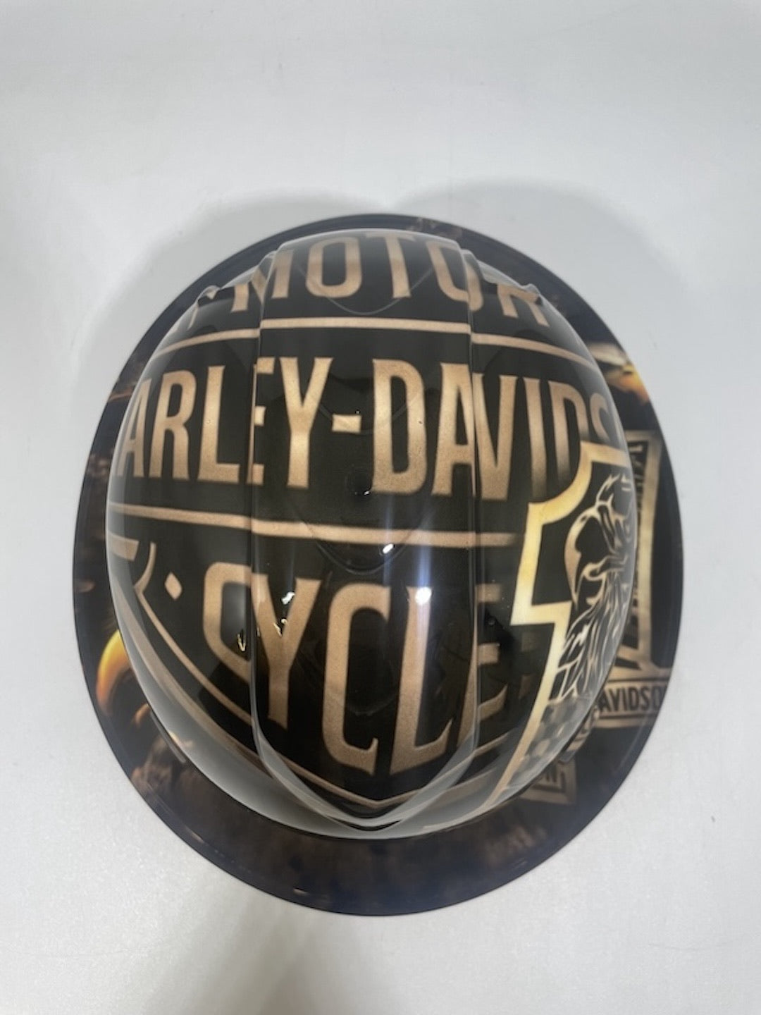 Full Brim Hard Hat Hydro Dipped Harley 1