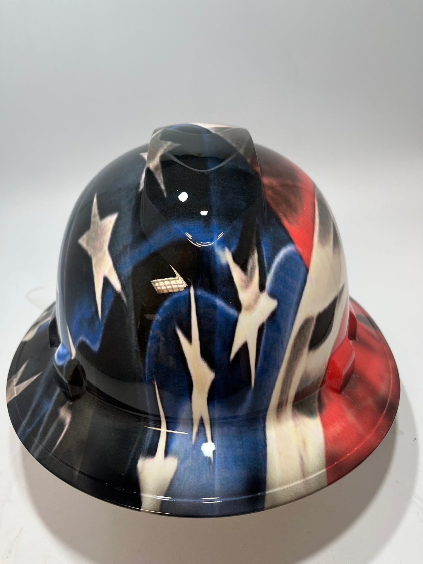 Full Brim Hard Hat Hydro Dipped AMERICAN PRIDE
