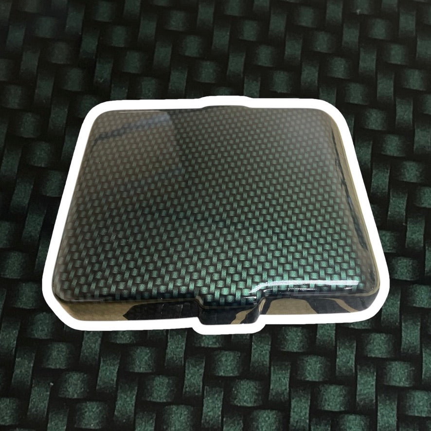 Custom Hydro Dipped Green Candy Carbon Fiber Fuse Box Lid Cover Charger/Challenger 2015+ Chrysler 2011+