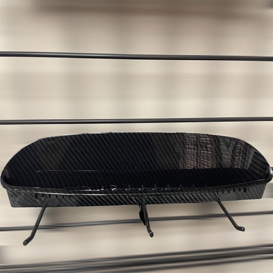 Custom Hydro Dipped Carbon Fiber Front Hood Scoop Bezel Mesh Intake Grille Cover Charger SRT Hellcat 2015-2021