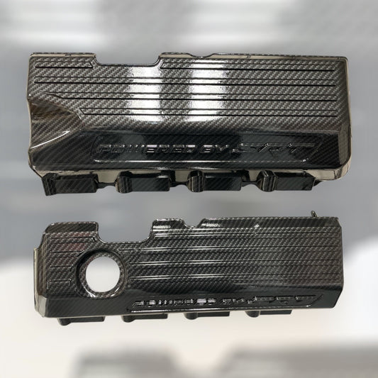 Custom Hydro Dipped Carbon Fiber Coil Covers Powered By SRT Charger/Challenger 2015+ Chrysler 2011+