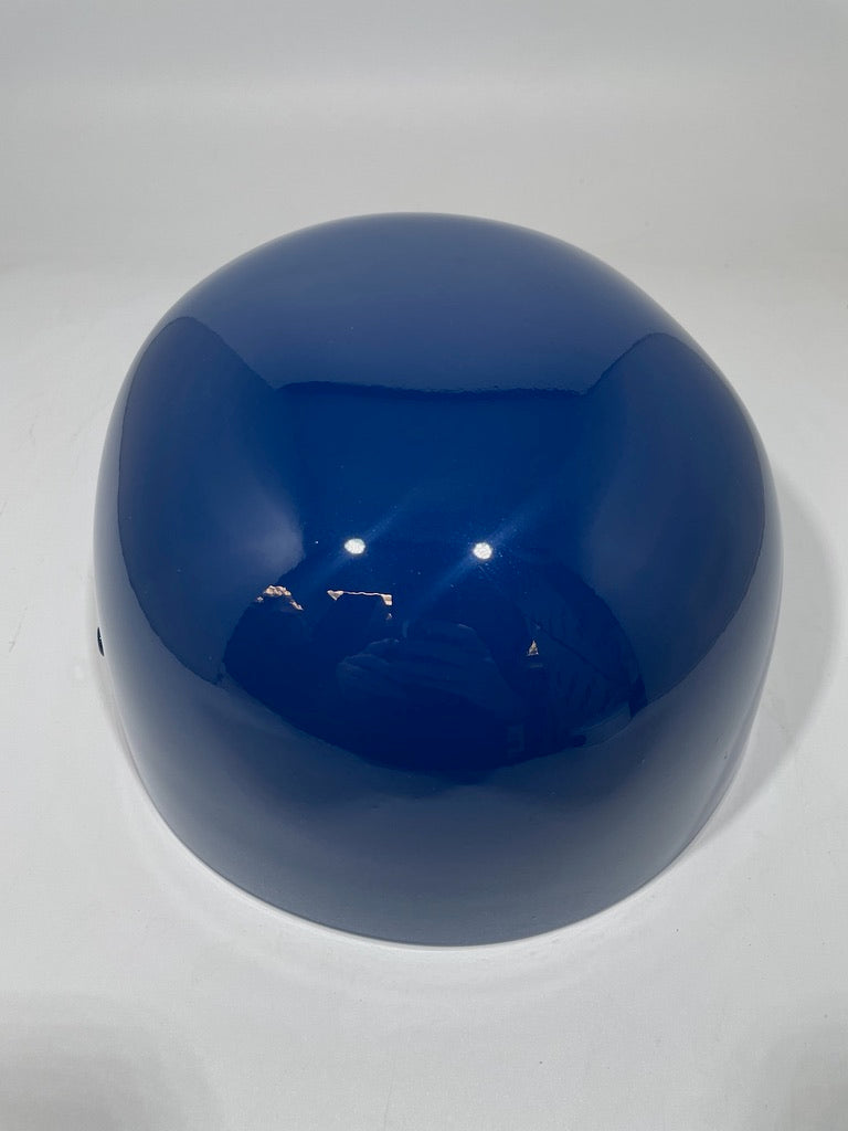 Baseball Cap Style Motorcycle Helmet Bright Billiard Blue