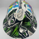 Full Brim Hard Hat Hydro Dipped Seahawks 12th Man