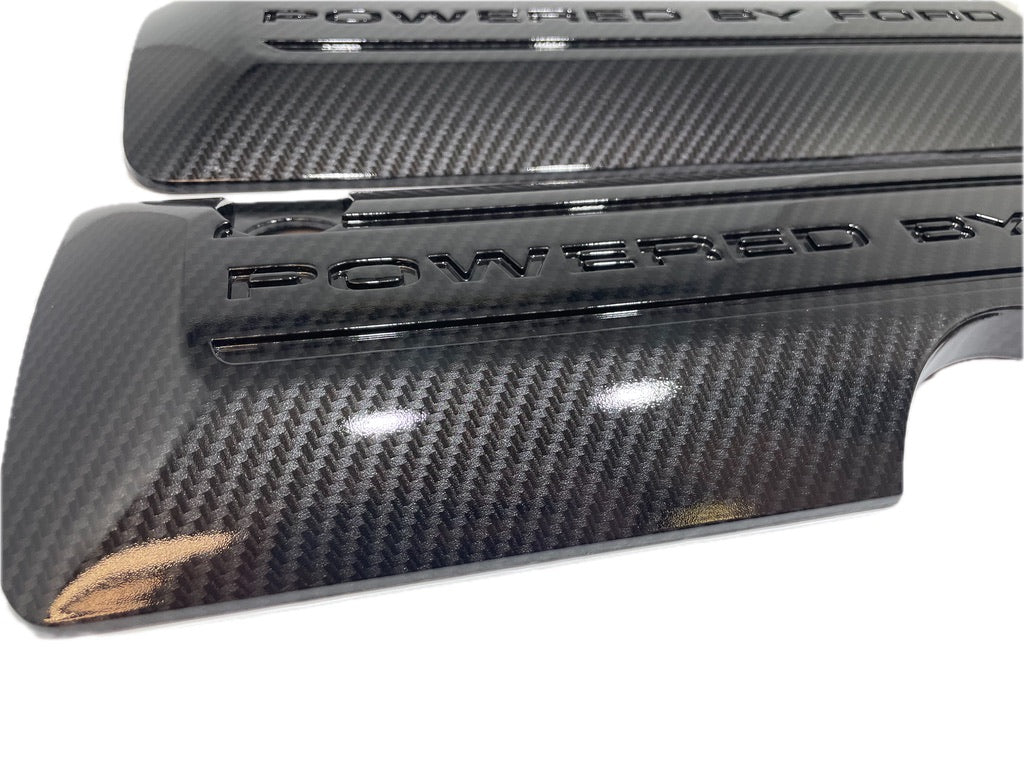 Custom Hydro Dipped Carbon Fiber 2011+ Mustang Powered By Ford Coil Covers