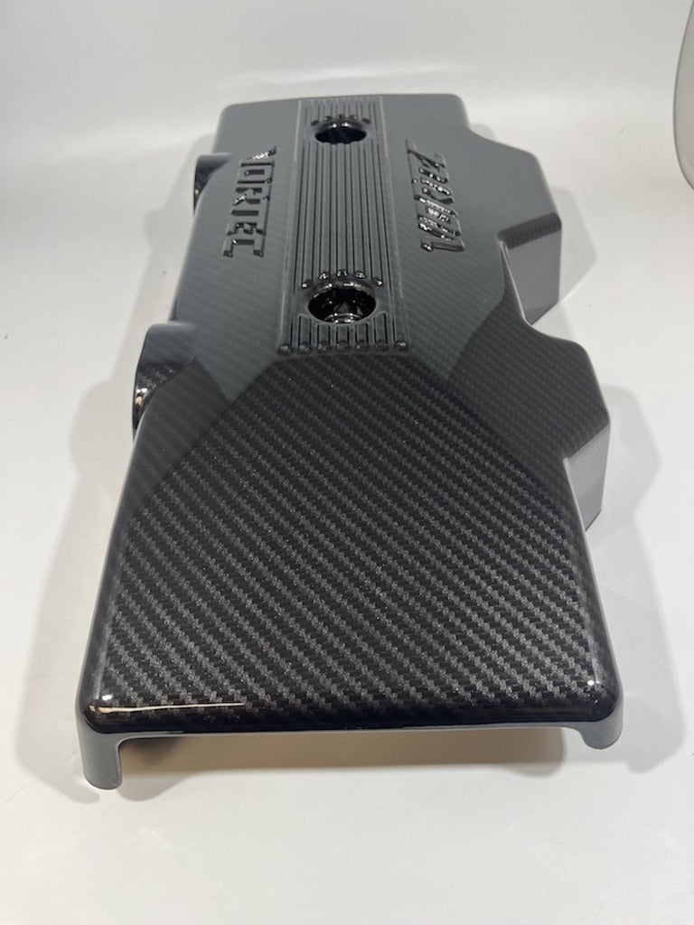 Custom Carbon Fiber Hydro Dipped Engine Covers for Silverado, Tahoe & Cadillac