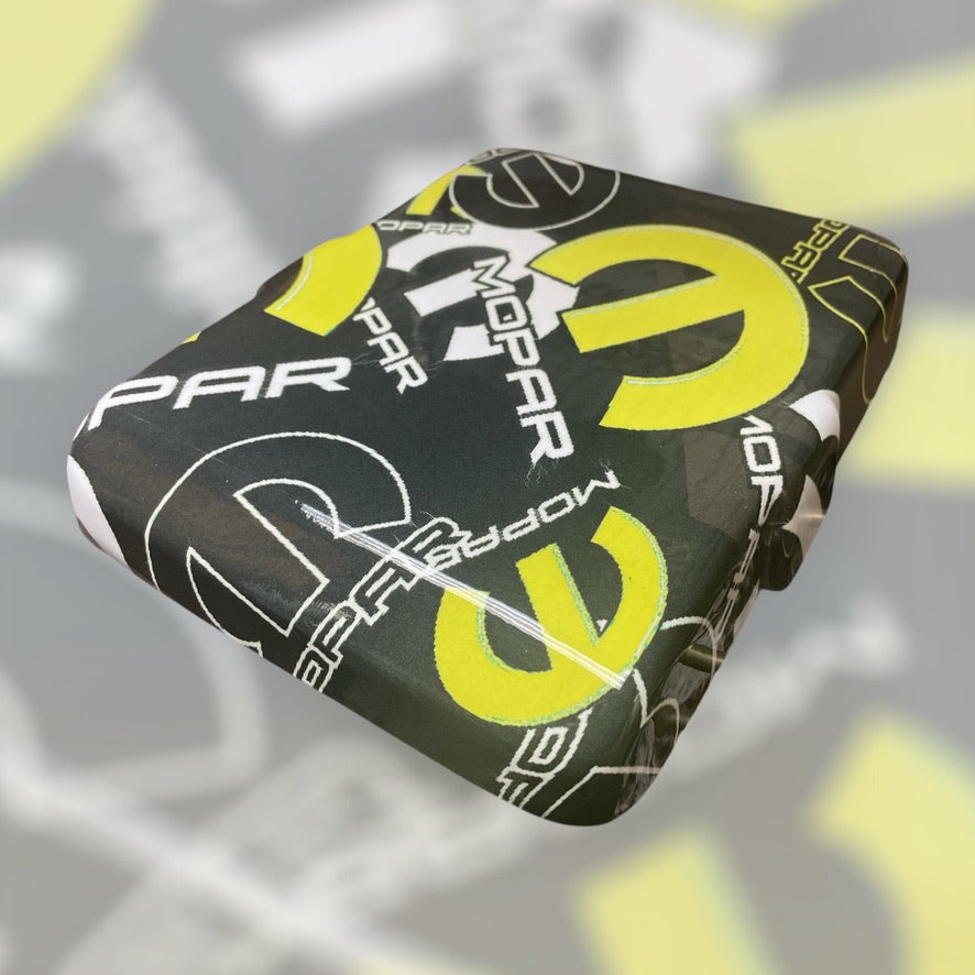 Custom Hydro Dipped Yellow Mopar Fuse Box Lid Cover Charger/Challenger 2015+ Chrysler 2011+