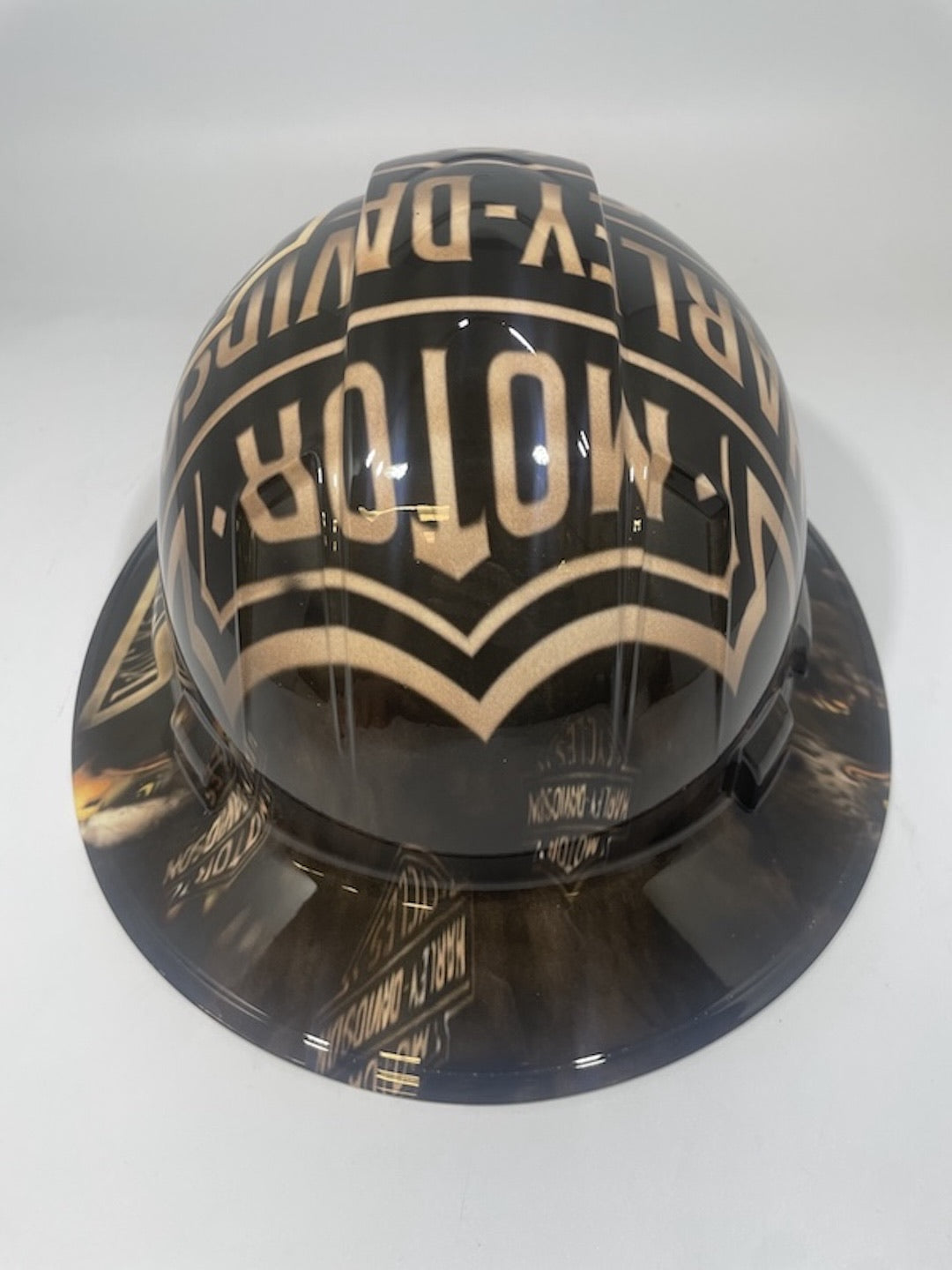Full Brim Hard Hat Hydro Dipped Harley 1