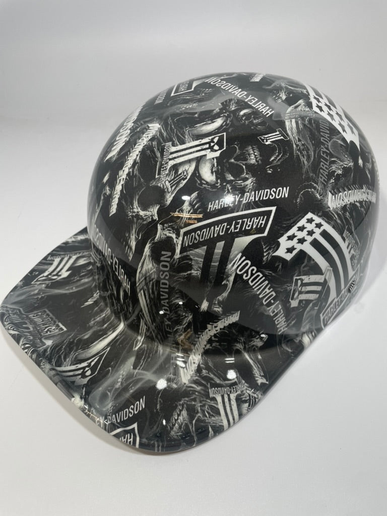Baseball Cap Style Motorcycle Helmet Harley 1