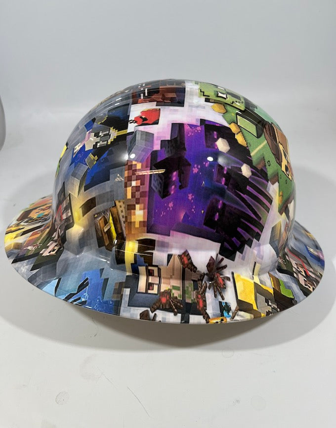 Full Brim Hard Hat Hydro Dipped CHICKEN JOCKEY