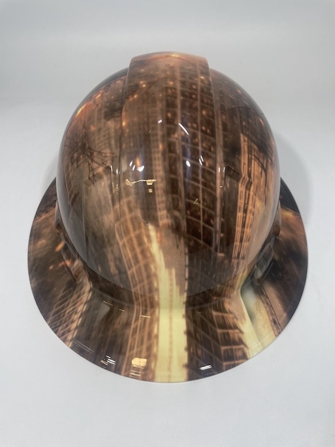 Full Brim Hard Hat Hydro Dipped Iron Workers Marines