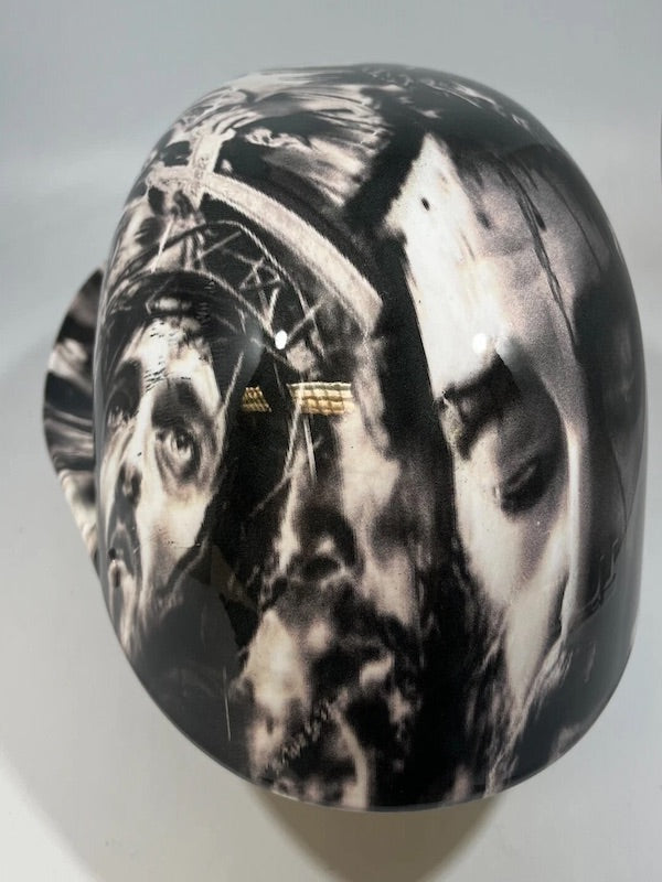 Baseball Cap Style Motorcycle Helmet Jesus