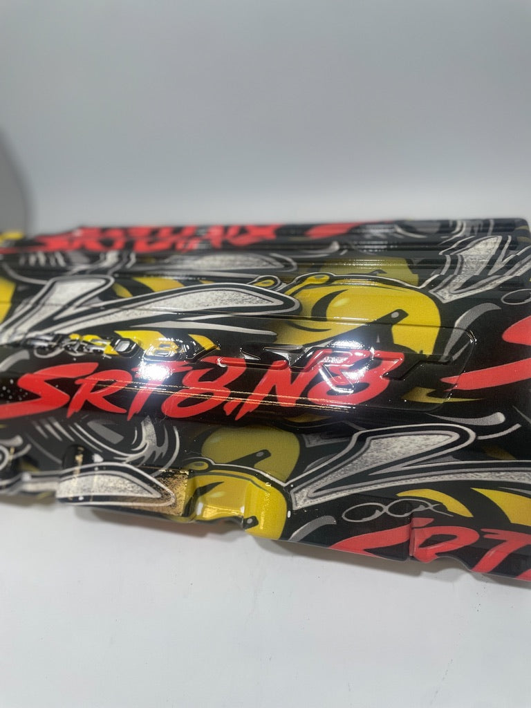Custom Hydro Dipped Scat Pack Designed Coil Covers Powered By SRT Charger/Challenger 2015+ Chrysler 2011+