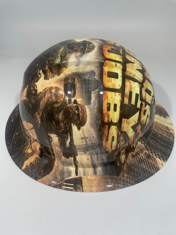 Full Brim Hard Hat Hydro Dipped Chaos Money Big Jobs