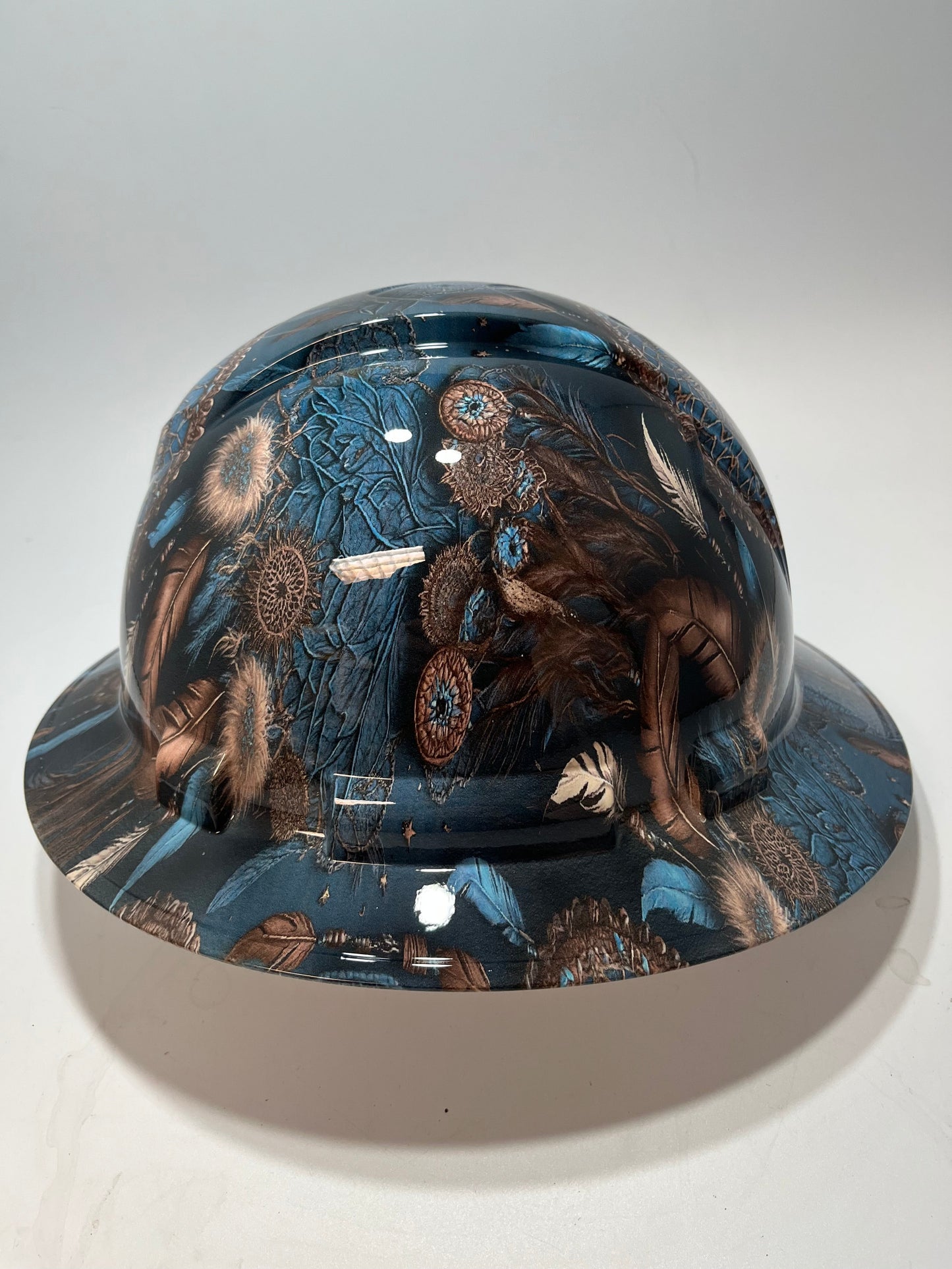 Full Brim Hard Hat Hydro Dipped DREAM CATCHER