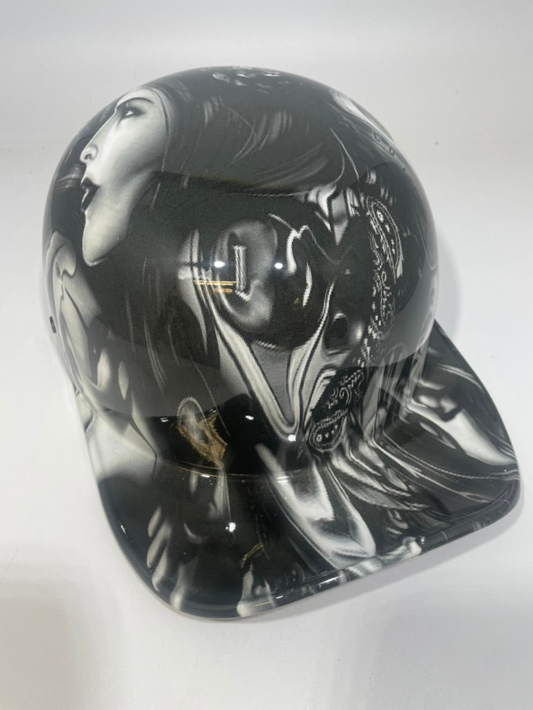 Baseball Cap Style Motorcycle Helmet DAY OF THE DEAD GIRLS