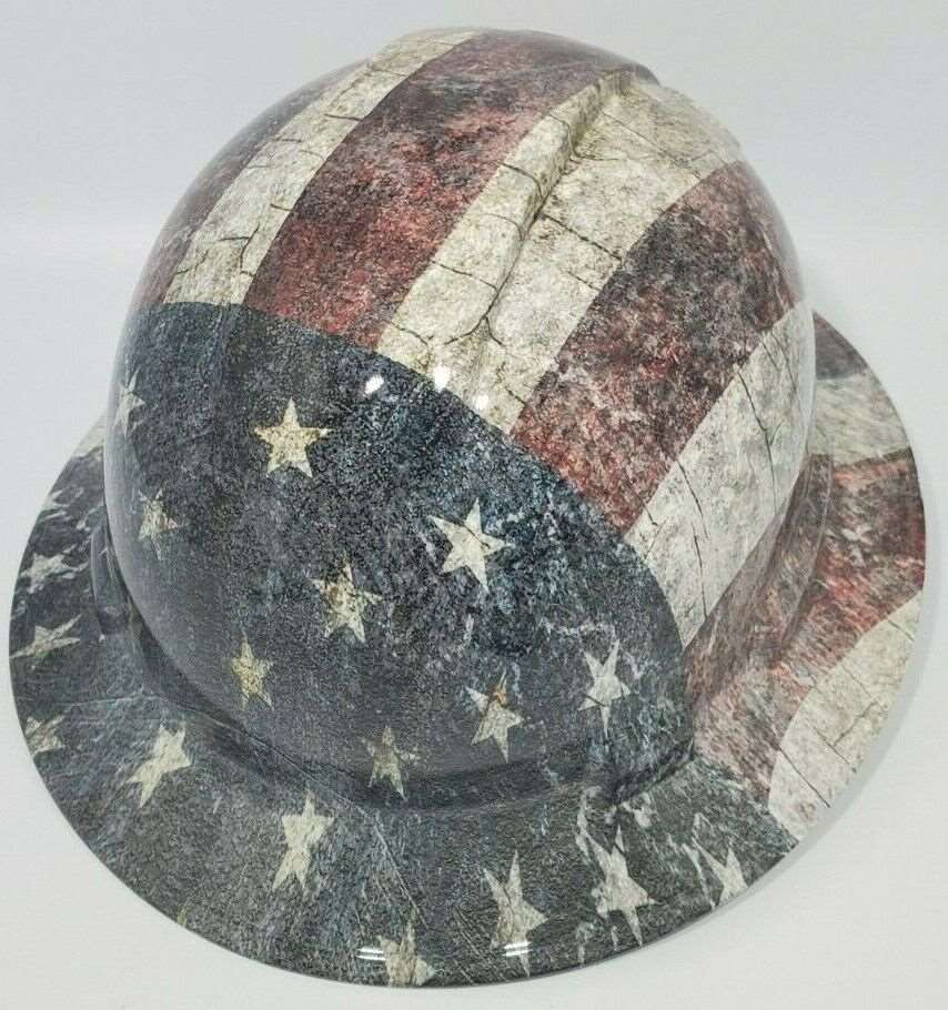 Full Brim Hard Hat Hydro Dipped Grunge