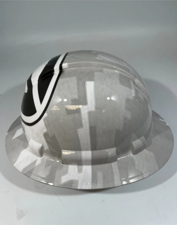 Full Brim Hard Hat Hydro Dipped GREEN BAY PACKERS SALUTE TO SERVICE EDITION