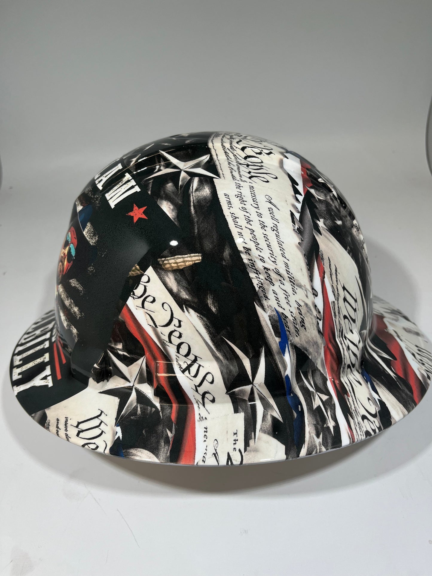 Full Brim Hard Hat Hydro Dipped OUTLAW HILLBILLY