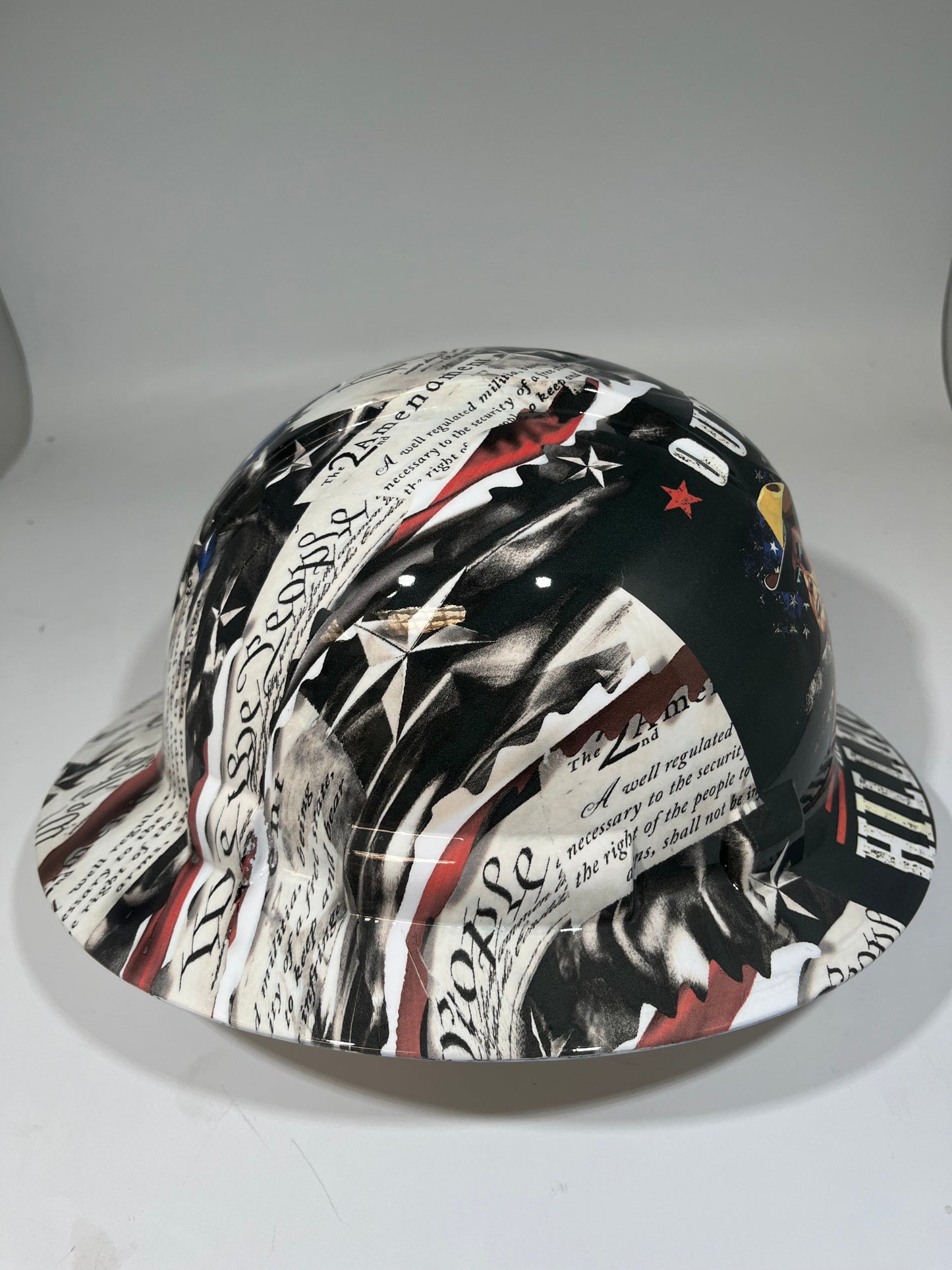 Full Brim Hard Hat Hydro Dipped OUTLAW HILLBILLY