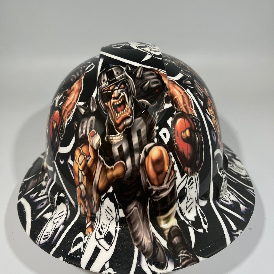 Full Brim Hard Hat Hydro Dipped New York Rangers